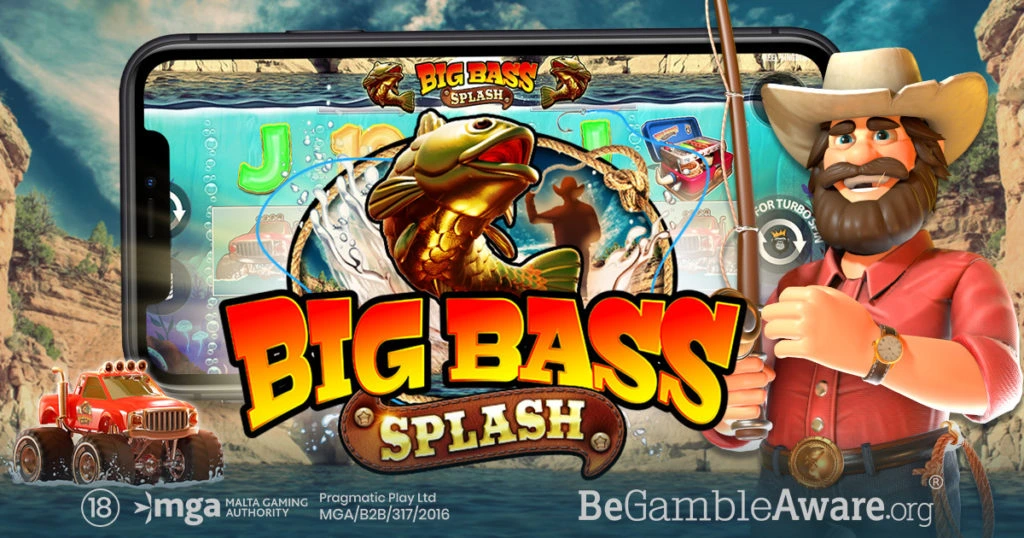 Ilustración de Big Bass Splash, la edición clásica de pesca de Pragmatic Play